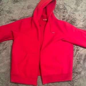 Supreme SmallBox Windstopper ZipUp Jacket- Red-Men’s Size L